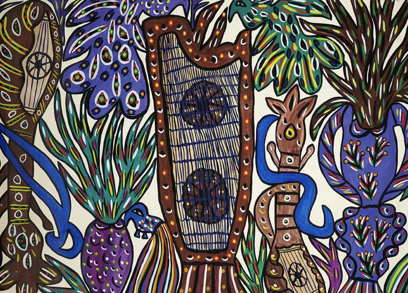 Baya Mahieddine, dessin