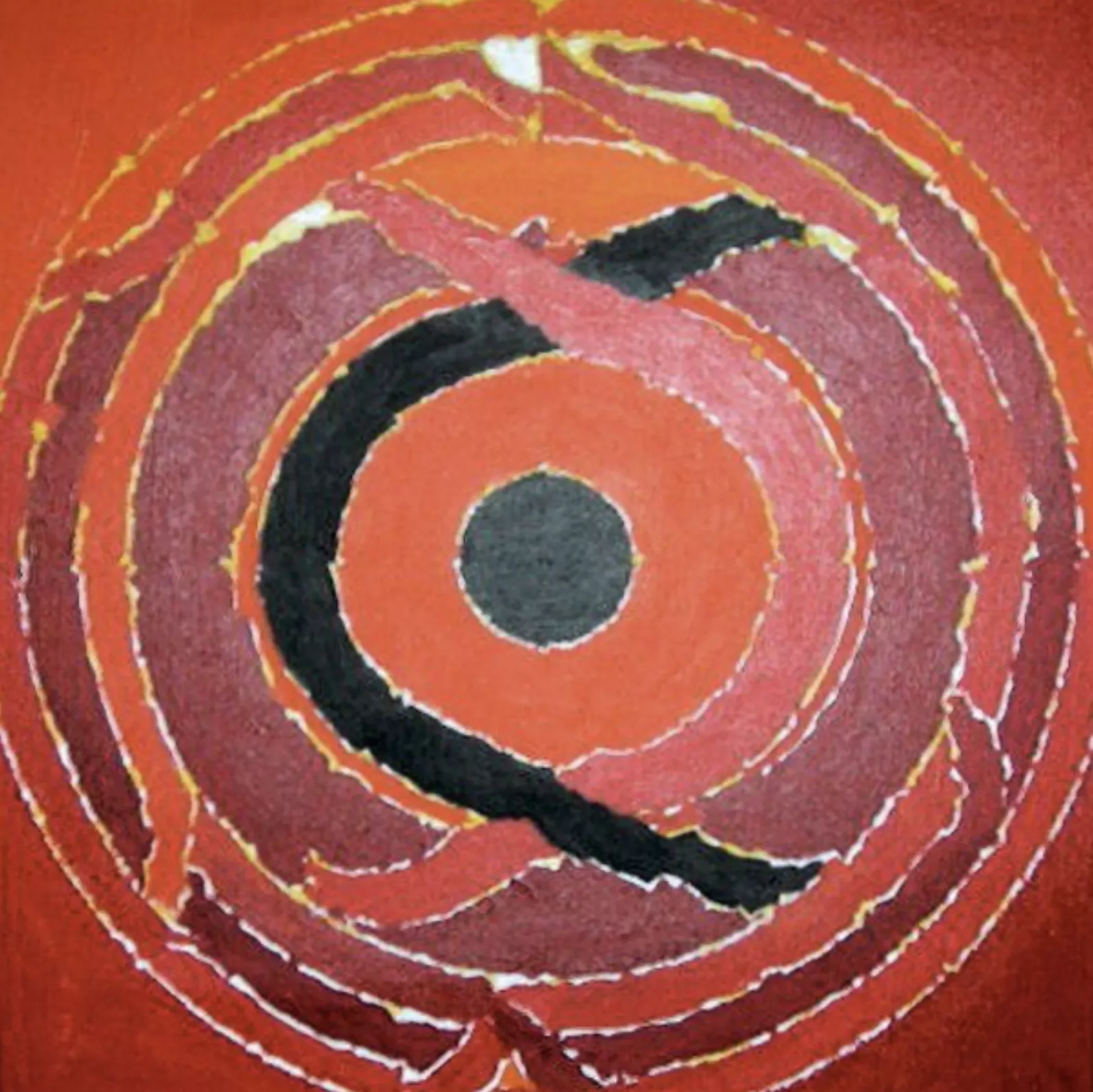 Sayed Haider Raza, acrylique sur toile