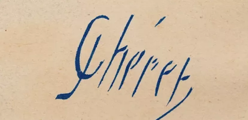 Signature de Jules Cheret