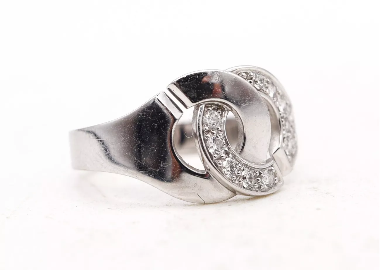 Dinh Van, bague en or blanc