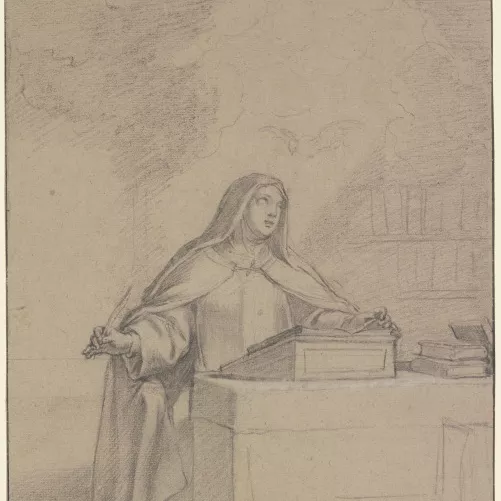 Charles Le Brun, dessin d'&eacute;tude