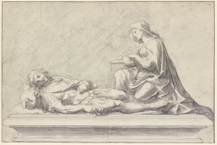Charles Le Brun, dessin d'&eacute;tude