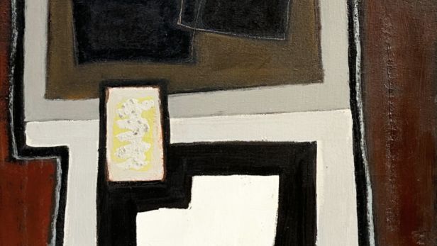 Raymond GUERRIER (1920-2002), Composition I, Huile sur toile