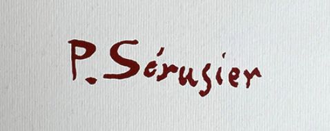 Signature de Paul Sérusier