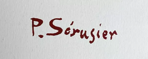 Signature de Paul S&eacute;rusier