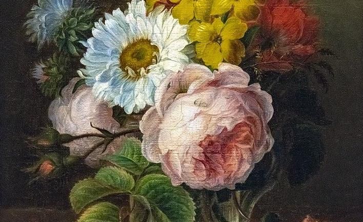 Anne Vallayer-Coster, huile sur toile