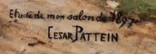 Signature de C&eacute;sar Pattein