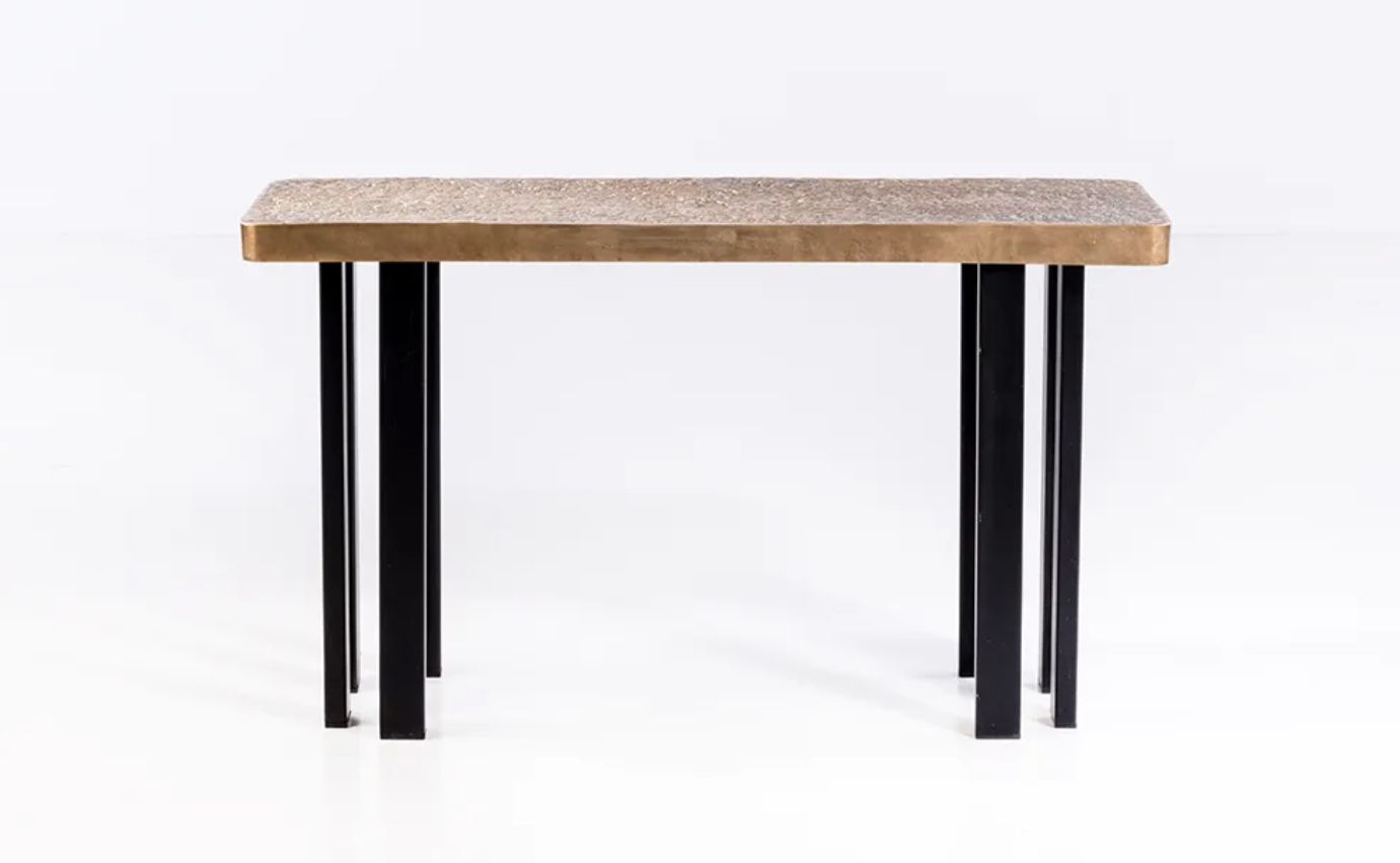 Fernand Dresse, table, technique mixte