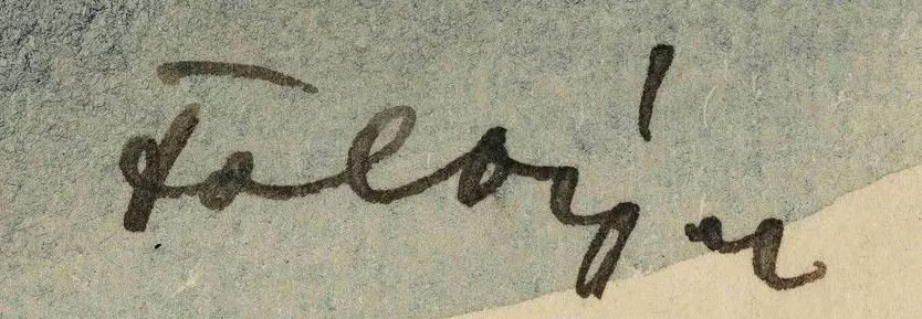 Signature de l'artiste