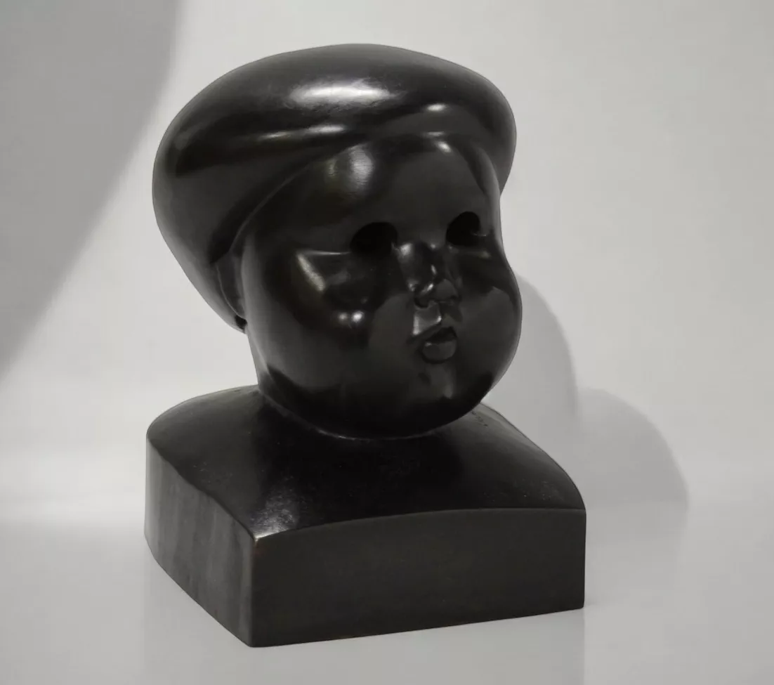 Chana Orloff, t&ecirc;te en bronze