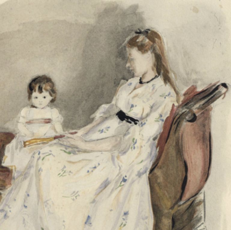Berthe Morisot, aquarelle