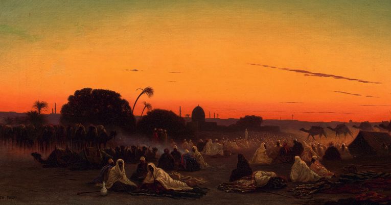 Théodore Frère, huile sur toile