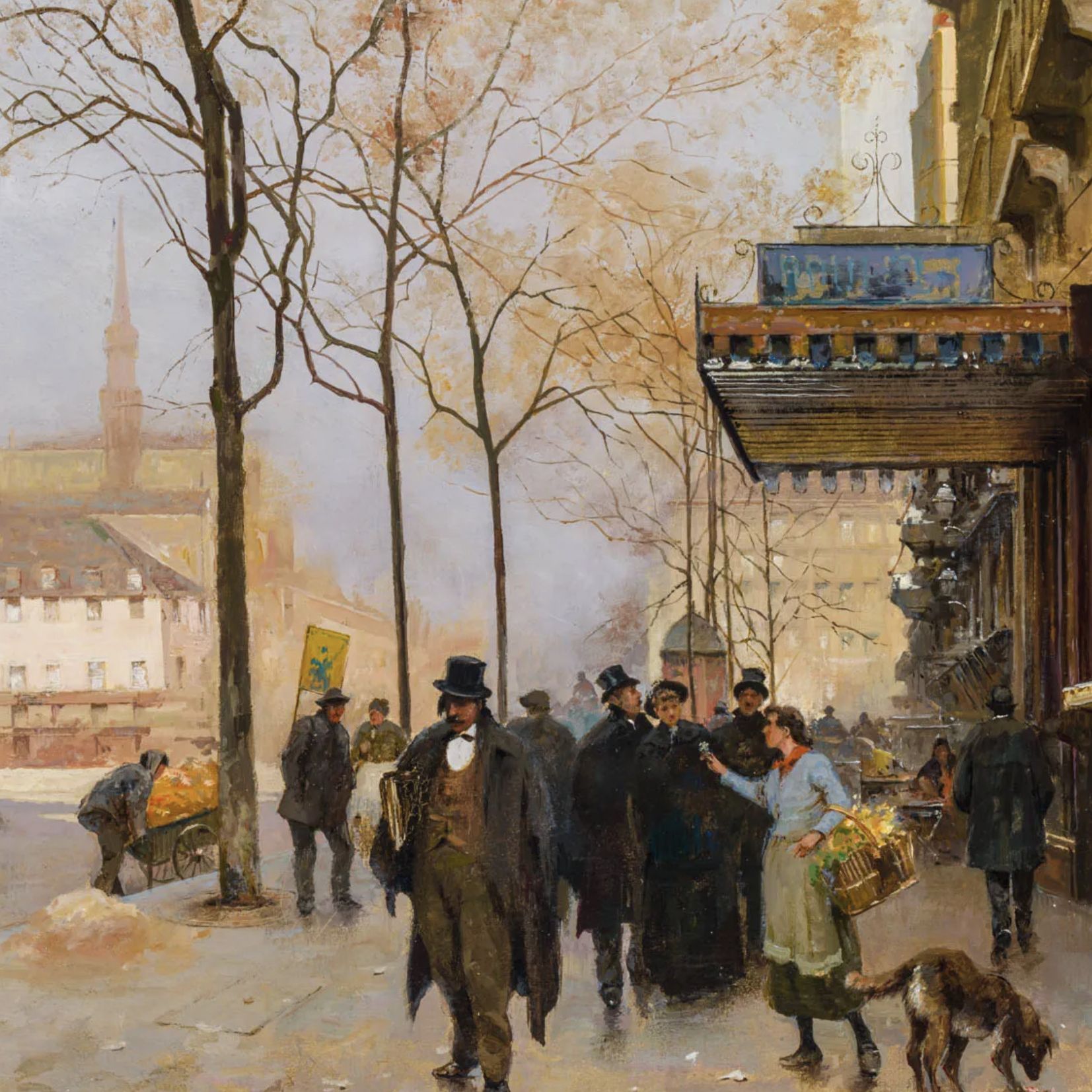 Giuseppe de Nittis, huile sur toile