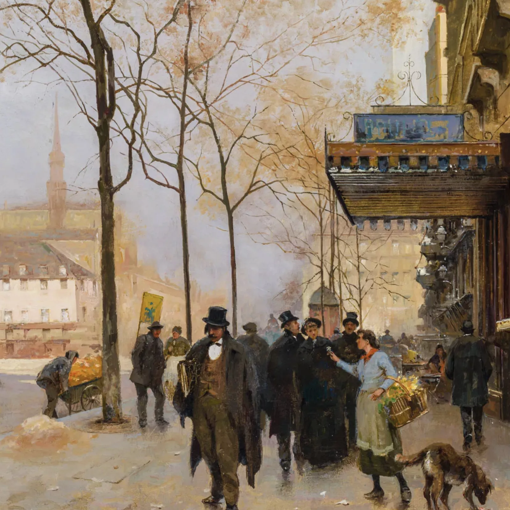 Giuseppe de Nittis, huile sur toile