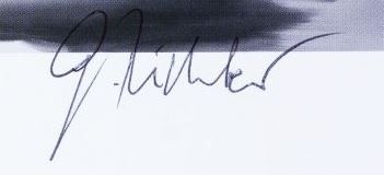 Signature de Gerhard Richter