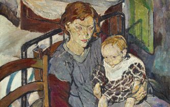 Mela Muter, Deux enfants, huile sur toile