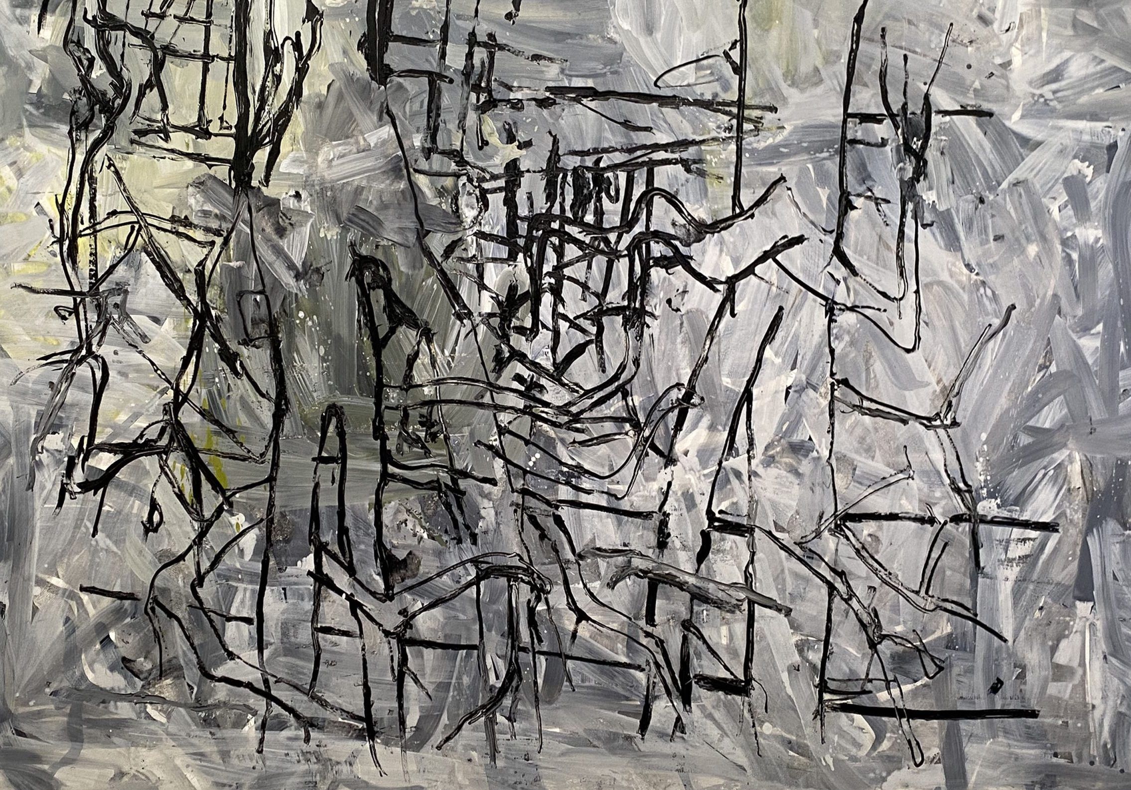 Baselitz, huile sur toile