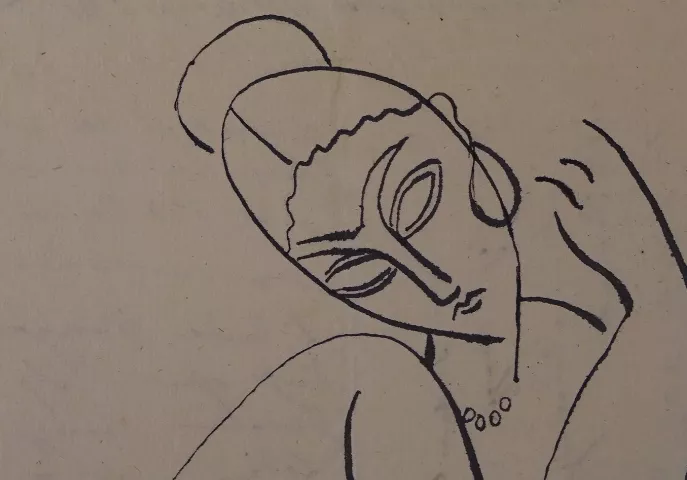 Modigliani, dessin