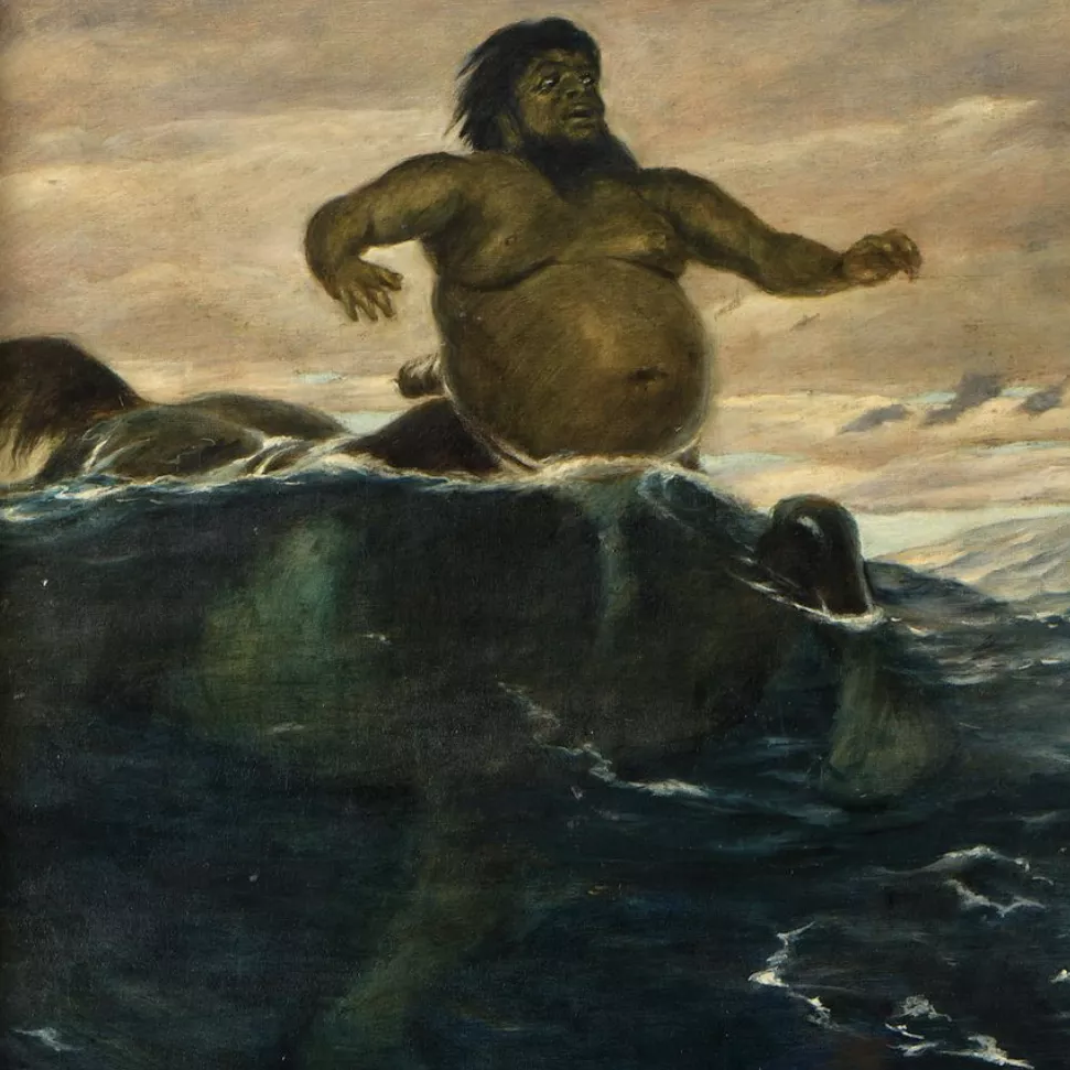 Arnold Bocklin, huile sur toile