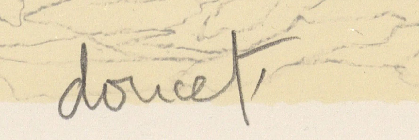 Signature de Jacques Doucet