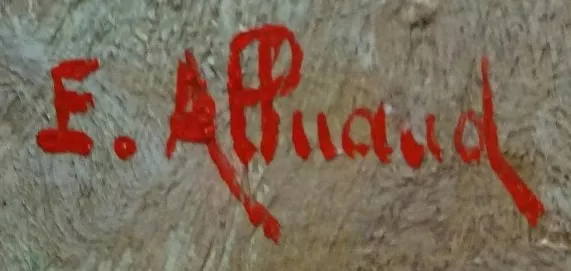 Signature de Eug&egrave;ne Alluaud