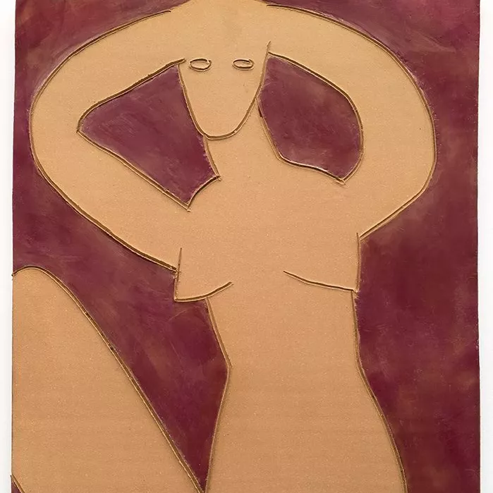 Vanessa Beecroft, huile sur toile