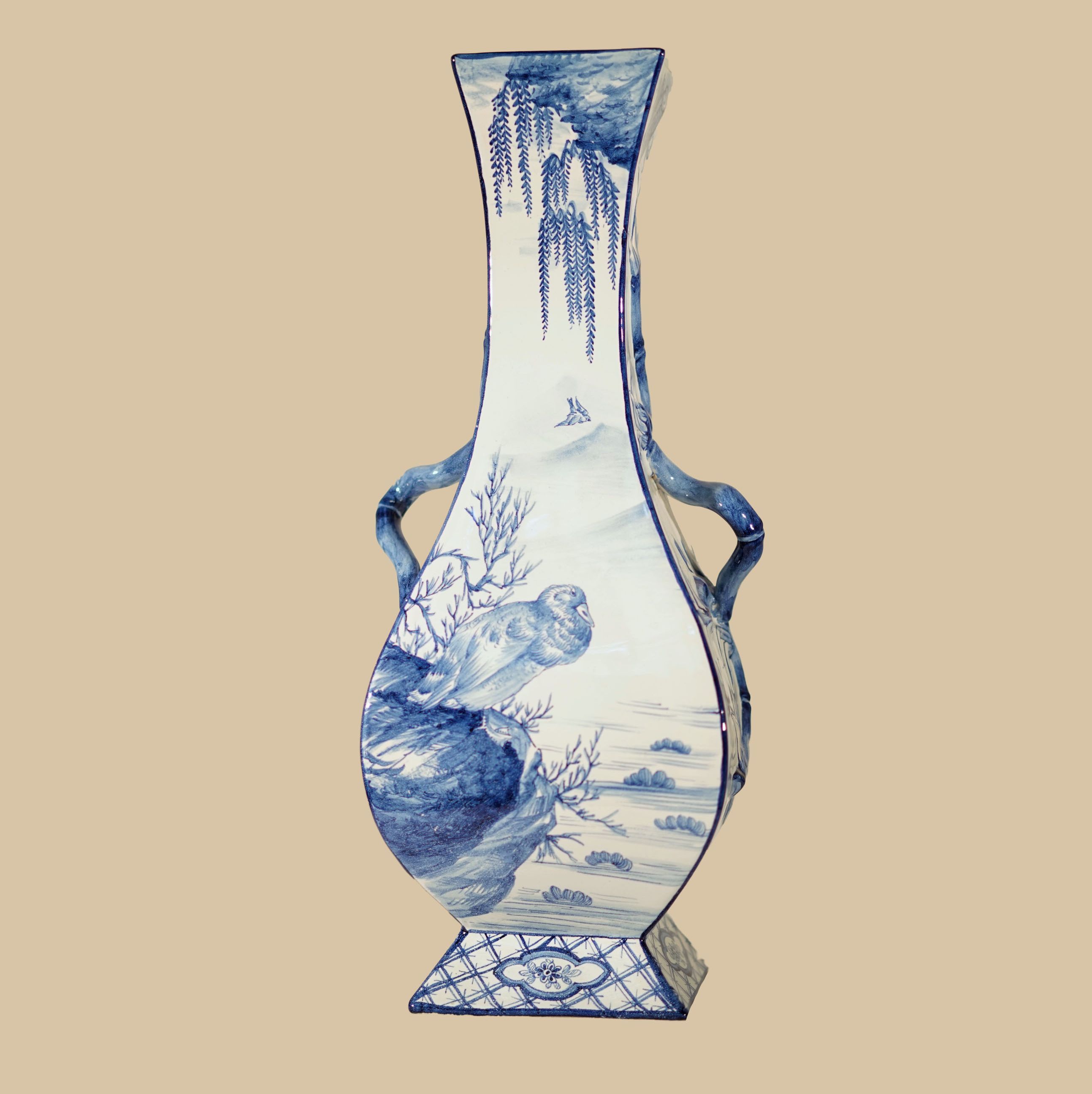 Emile Gallé x St Clément - Vase en faïence