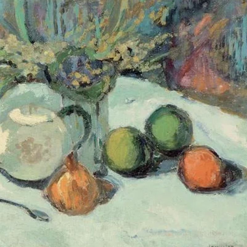 Maurice Louvrier, huile sur toile