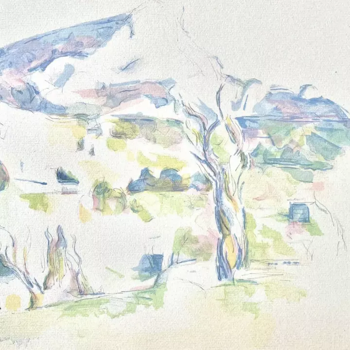 Paul C&eacute;zanne, aquarelle