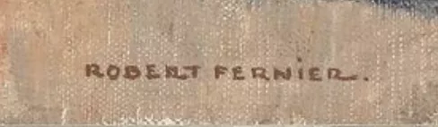 Signature de Robert Fernier