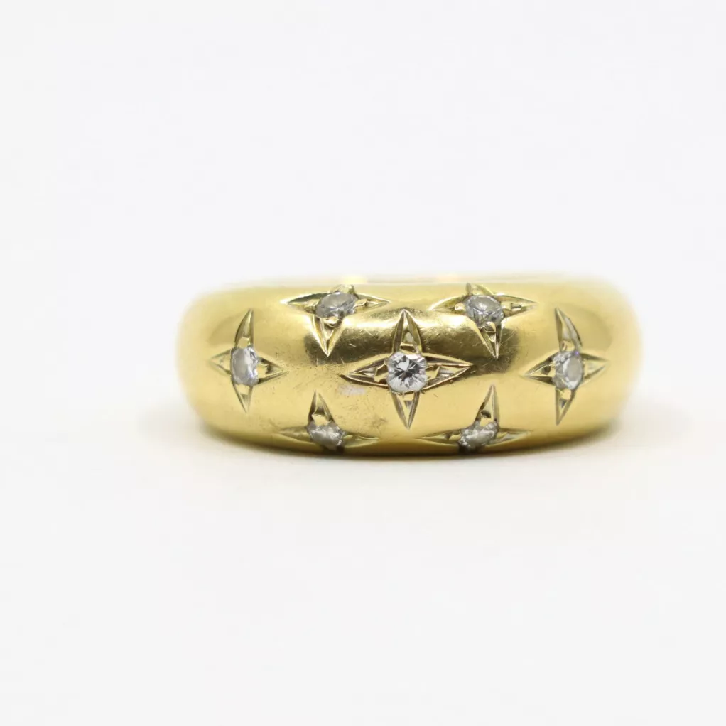 Chaumet, bague en or et diamants