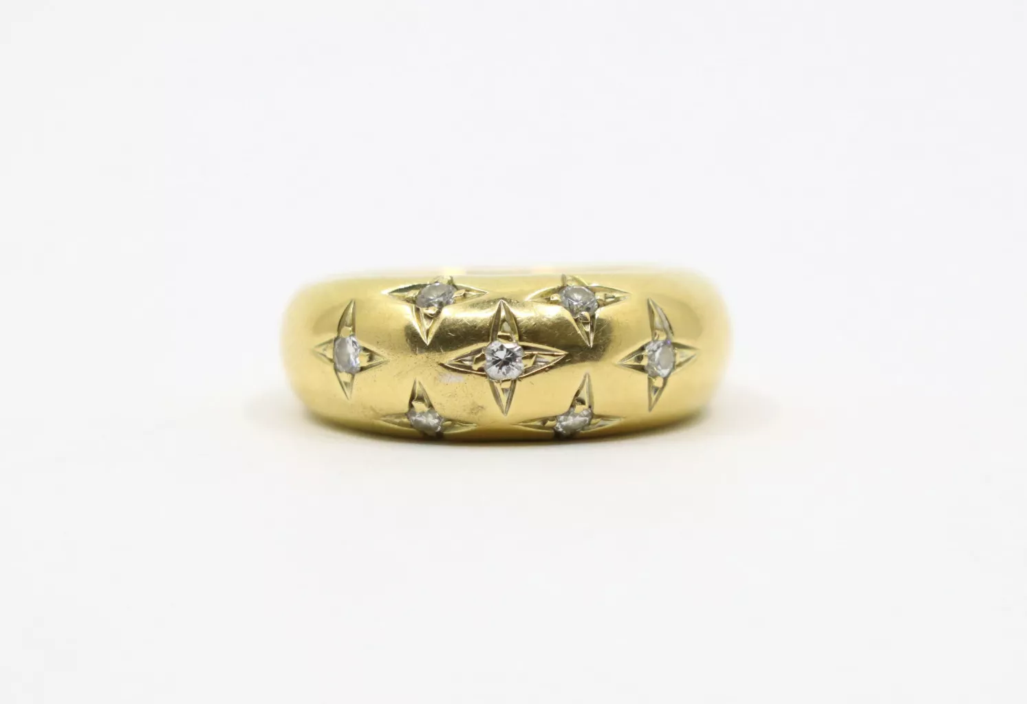 Chaumet, bague en or et diamants