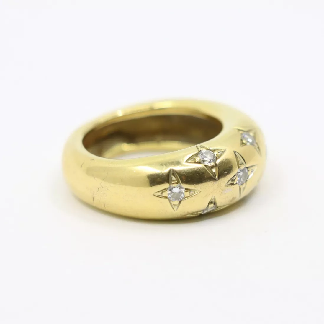 Chaumet, bague en or et diamants