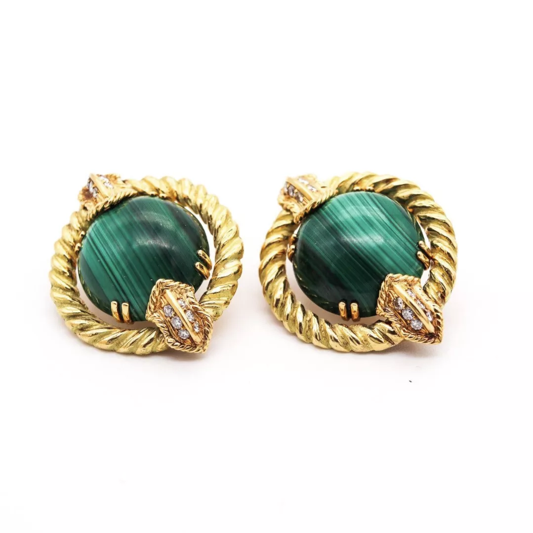 Chaumet, boucles d'oreilles en or