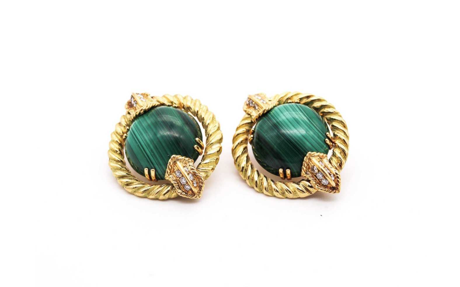 Chaumet, boucles d'oreilles en or