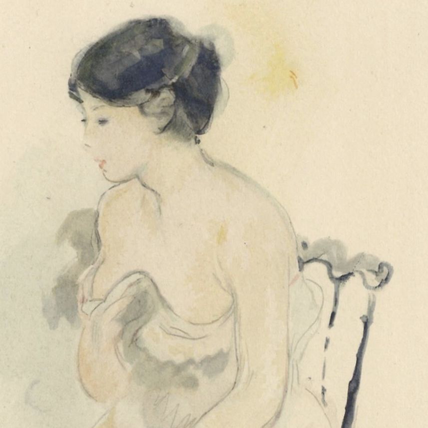 Berthe Morisot, aquarelle