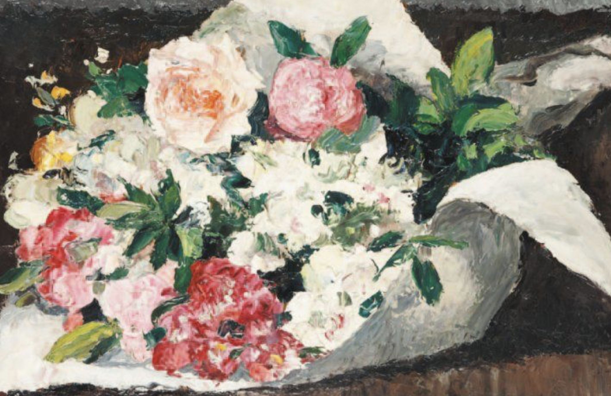 Gaston Balande, huile sur toile