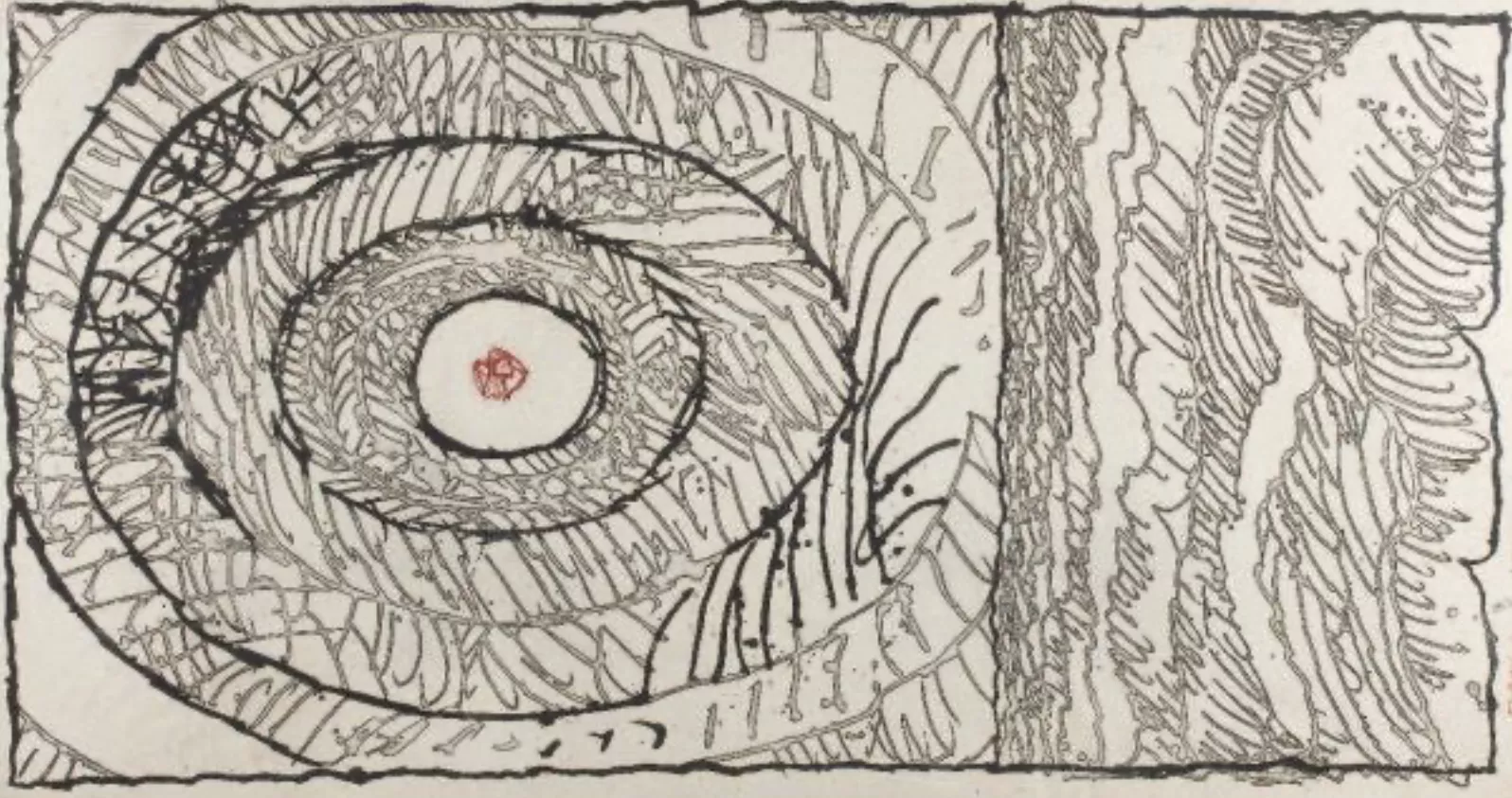 Pierre Alechinksy, estampe