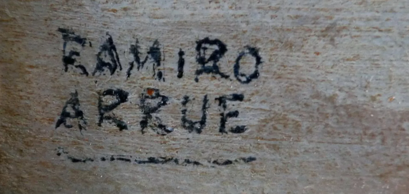 Signature de Ramiro Arrue