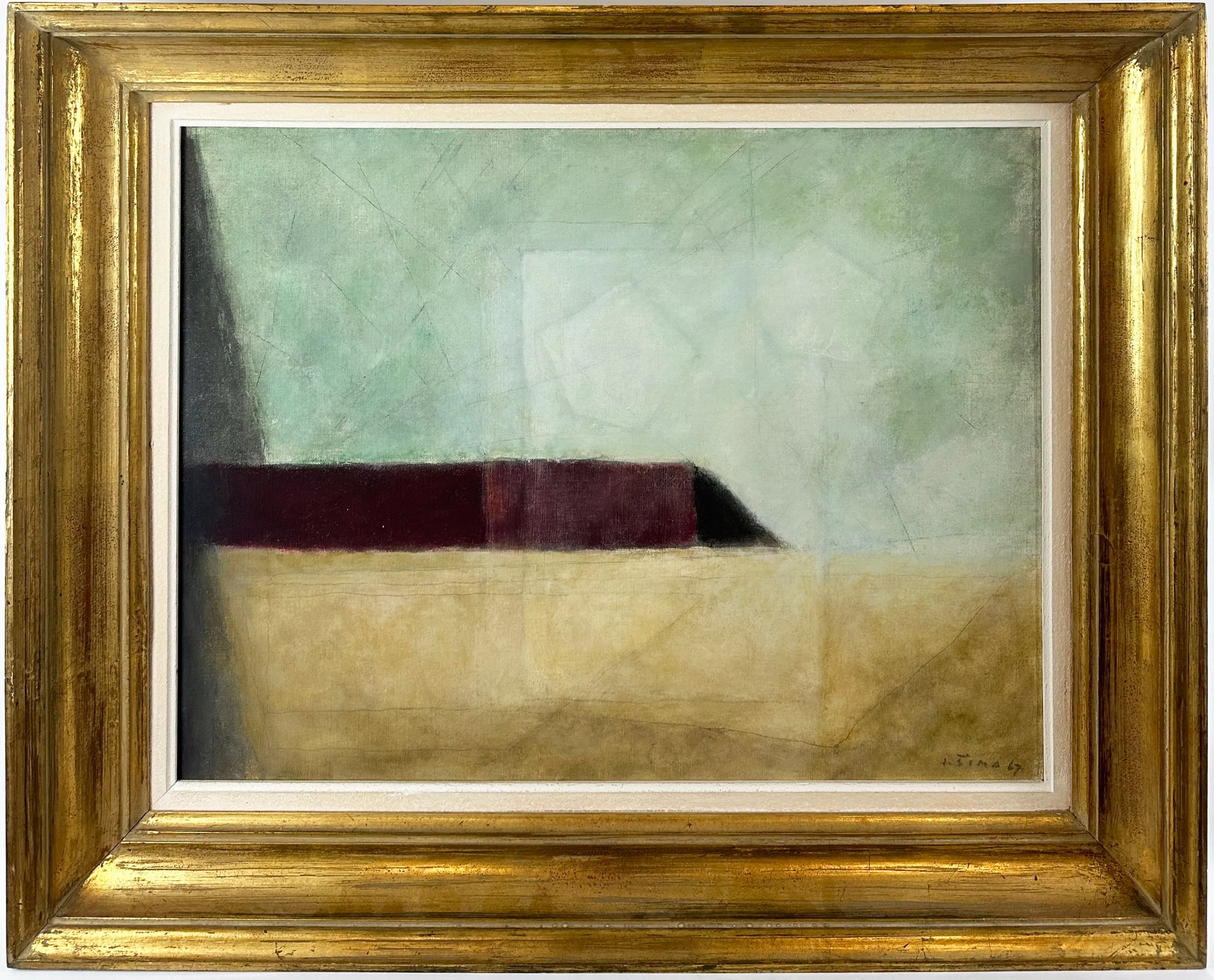Joseph Sima, huile sur toile