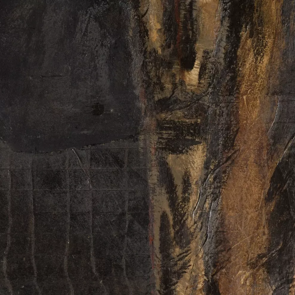 Hans Bouman, huile sur toile