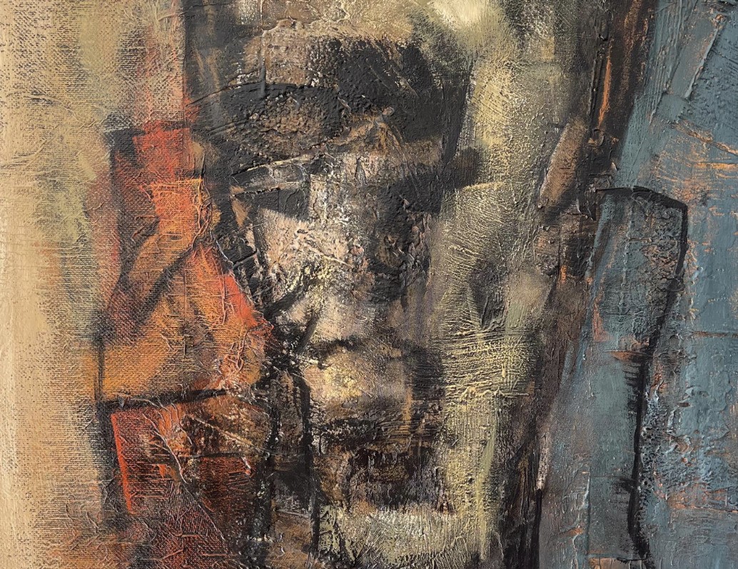 Hans Bouman, huile sur toile