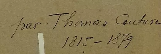 Signature de Thomas Couture