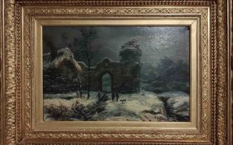 Benjamin Netter, huile sur toile