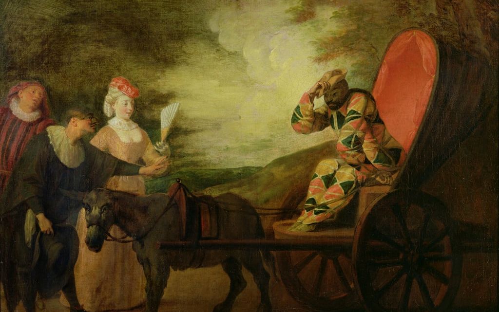 Watteau, huile sur toile