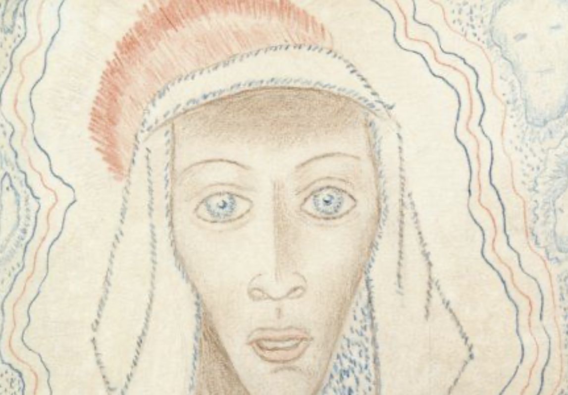 Marie Vassilieff, dessin à la mine de plomb