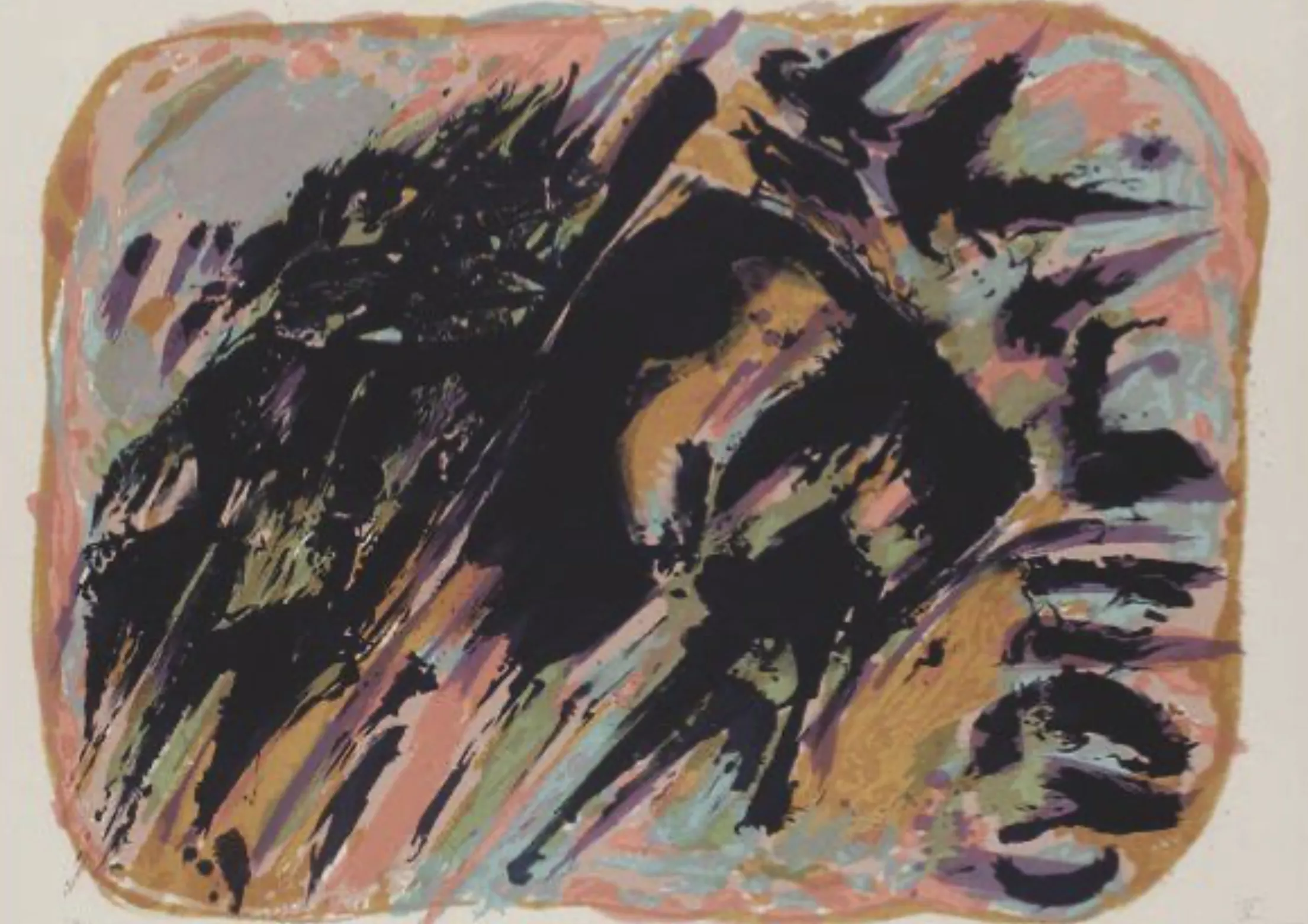 Manessier, lithographie