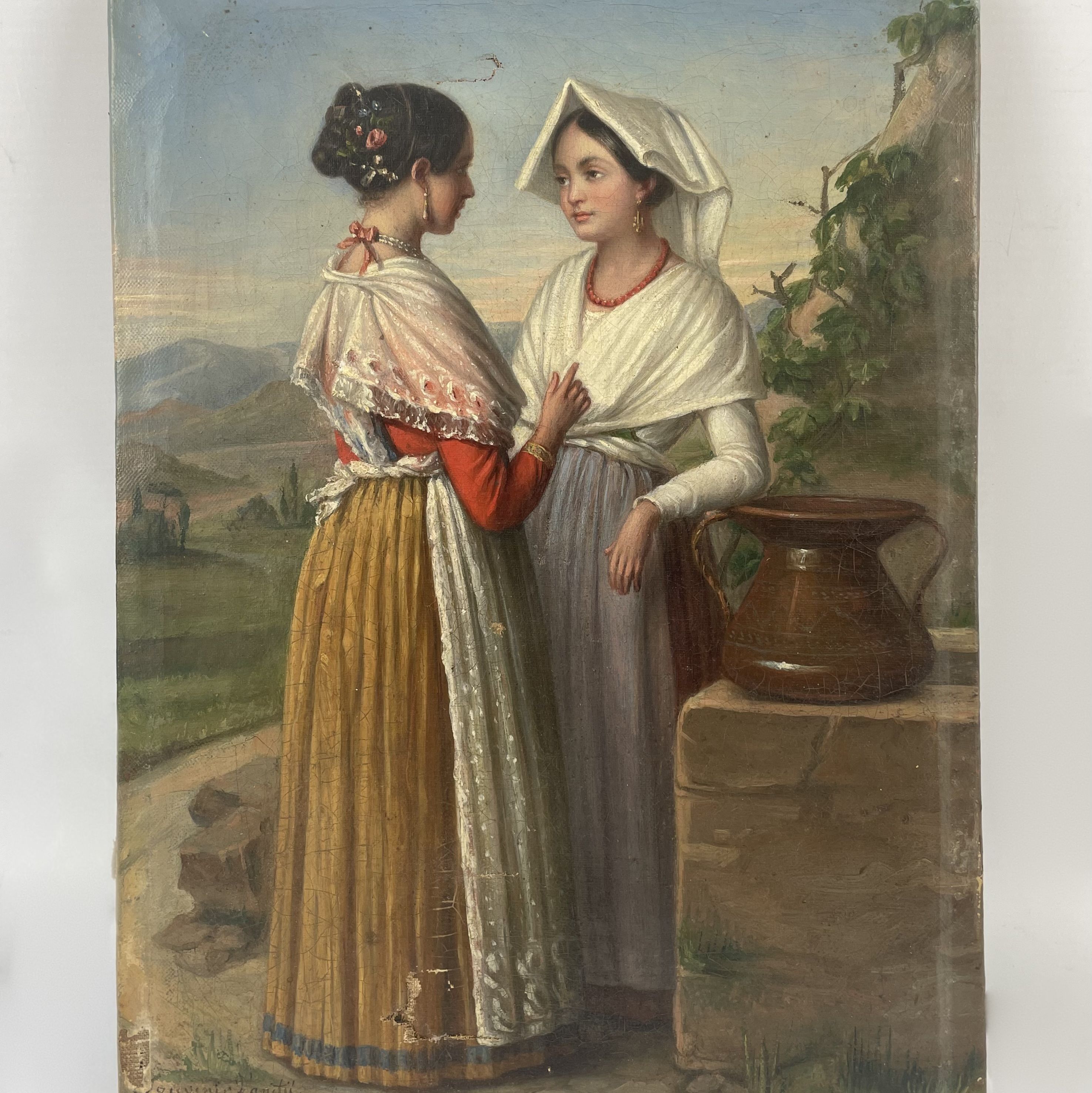 Sophie Allart, huile sur toile