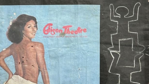 Keith HARING (1958-1990) Paolo BUGGIANI (né en 1933), Collage sur toile