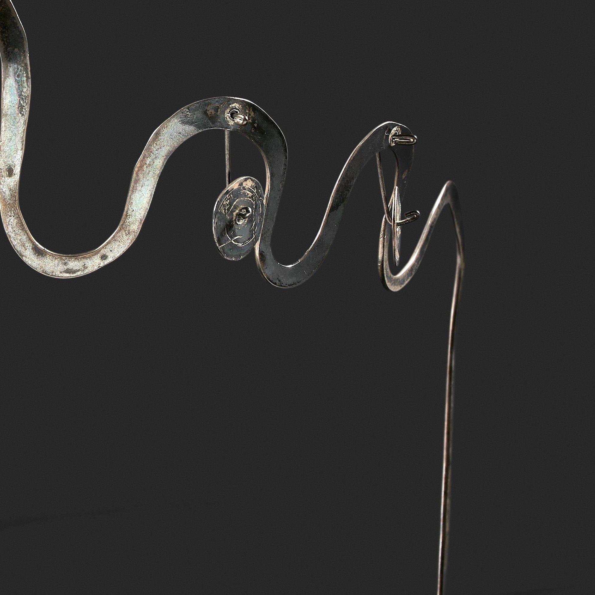 Alexandre Calder, tiare en argent